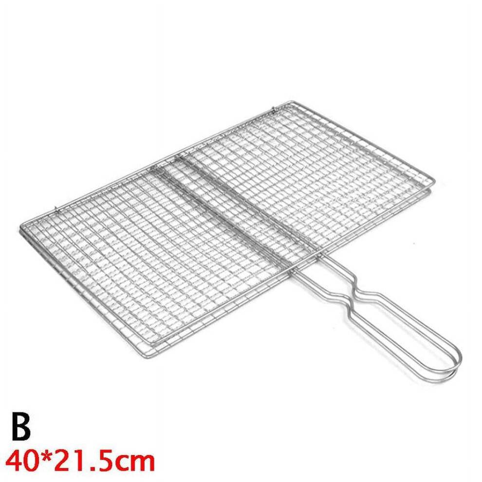 SHAPERME Grillkurv Grill BBQ Net Bøf Kød Fisk Grøntsags Net Størrelse