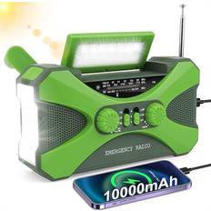 Nødradio AM/FM 10000mAh Batteri