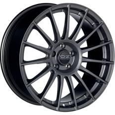 OZ Superturismo lm matt graphite silver lettering