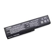 vhbw batteri lämpligt för Toshiba Satellite L750/09K, L750/0DN, L750/0L7, L750/0L8 laptop notebook (Li-Ion, 4400mAh, 10,8 V, 47,52 Wh, svart)