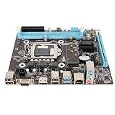 H81 Gaming Moderkort, LGA 1150 Micro ATX PC Moderkort, Dual Channel DDR3 M.2 NVMe NGFF PCIe Slot Stöd för Core I3 I5 I7 för E3 V3 för Celeron G-serien