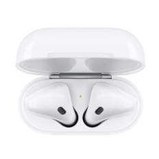 Apple AirPods with Charging Case - 2. generation - ægte trådløse øretelefoner med mik. - ørespids - Bluetooth