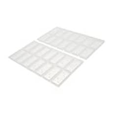2-pack Kristallepoxiformsats Enkel Omvänd Form Hög Transparens För Kreativt Hantverk