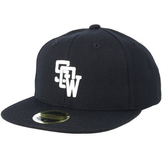 State Of Wow - Svart snapback Keps - Kids Drop Black Snapback @ Hatstore