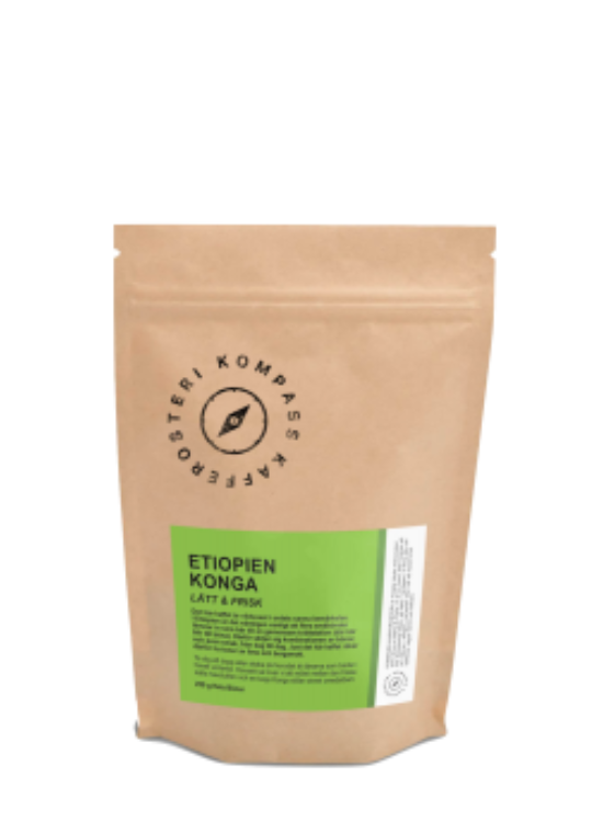 Kompass kafferosteri - Etiopien Konga 250g kaffebönor