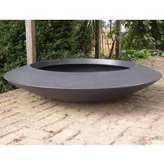 Store lave UFO krukker i glasfiber - Ø.120cm + Ø.200cm