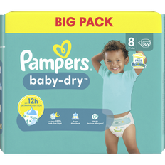 Pampers Baby Dry Extra Large Big Pack bleer str. 8 (17 kg)