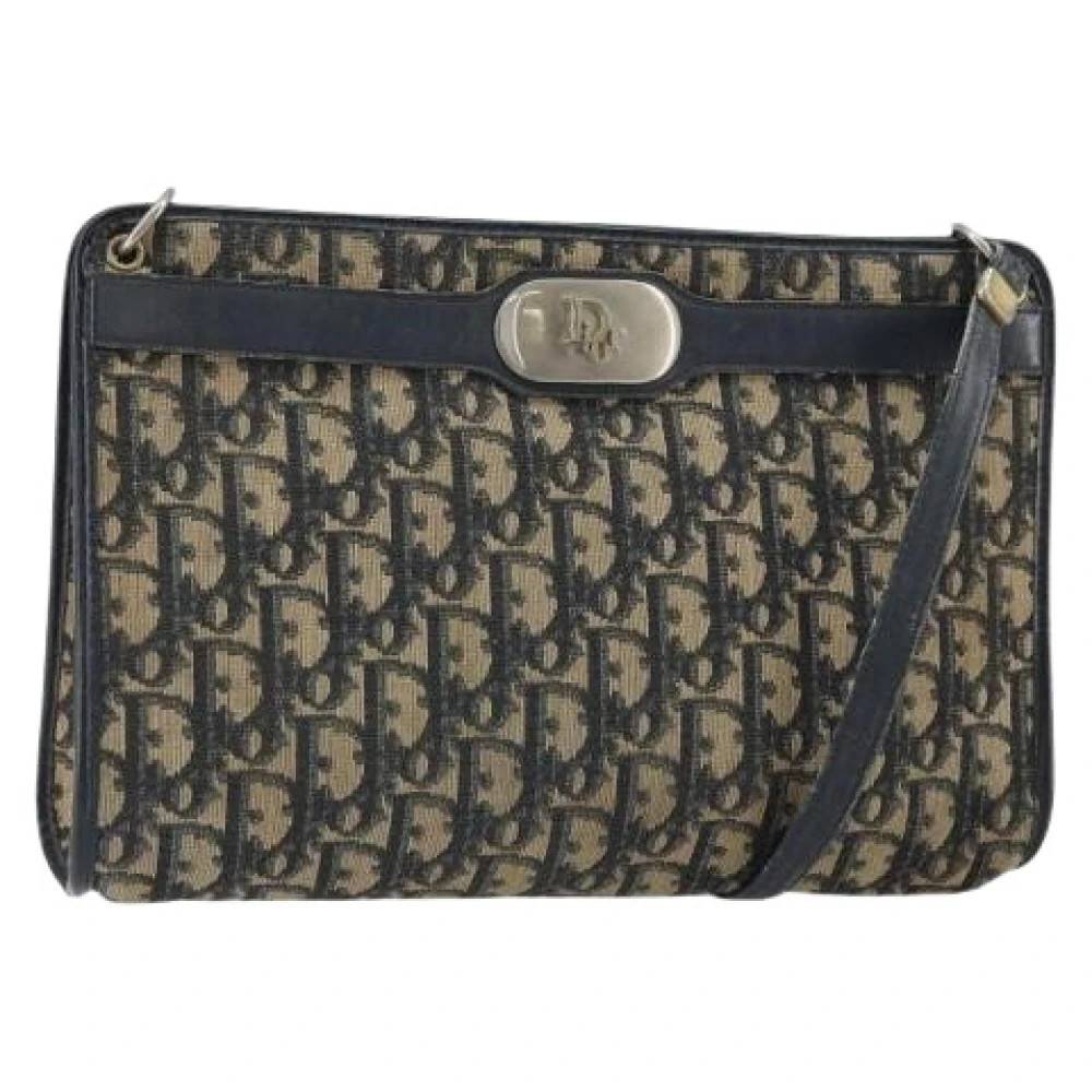 Dior Vintage Pre-owned Trotter Canvas Skuldertaske - Vintage - Dame - Flerfarvet - ONE SIZE - Uld