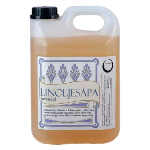 Linoljesåpa - 2,5 liter - lavendel