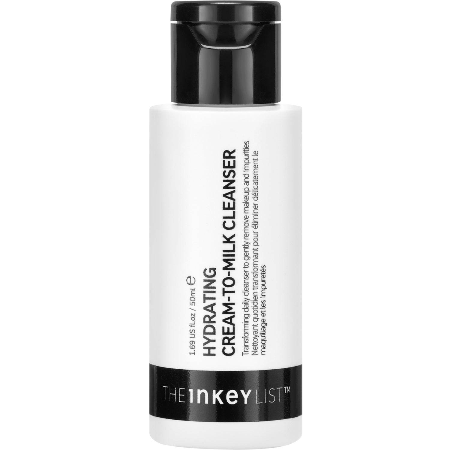50ml, The INKEY List Hydrating Cream to Milk Cleanser 50 ml