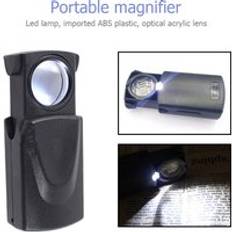 30x -drag smycken förstoringsglas bärbar led ljus lupp monokulär förstoringsglas lupp förstoring