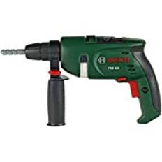 Theo Klein 8413 Bosch borrmaskin | Batteridriven roterande borrmaskin | Med ljud- och ljuseffekter | Mått: 28,5 cm x 4,5 cm x 16 cm | Leksak för barn från 3 år