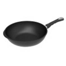 Wokpanna, aluminium, 32 cm, induktion - AMT Gastroguss