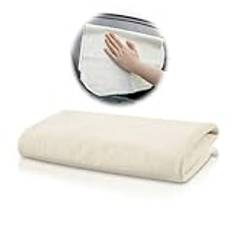 Schamois Skin, Super Soft Natural Chamoise, Highly Absorbent, Natural Chamoized Genuine Leather Mirror Glass Premium Quality Anti-Scratch Superior Polishing Drying (60 * 40cm)