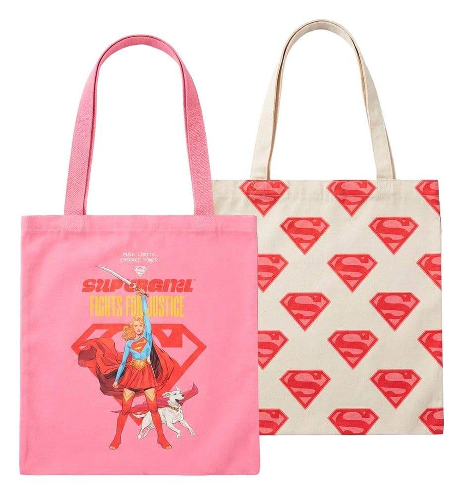 DC Comics Shoppingkassar 2-pack med Superman och Supergirl