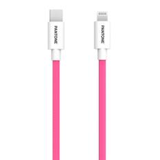 Pantone 15W MFI USB-C til Lightning Kabel 1.5m - Pink