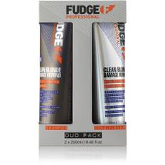 Fudge Clean Blonde Damage Rewind Violet Duo Shampoo & Conditioner 2x250ml - 500 ml