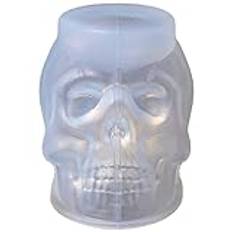 Ljusform i silikon | Halloween skrämmande 3D dödskalle ljusformar | nyhet silikonform halloween gör-det-själv-verktyg, form för att göra bivax ljus tvål hantverk