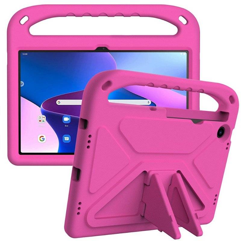 Lenovo Tab M10 Plus 3. Gen Cover med Kickstand, Pink - Passer til TB125 / TB128.