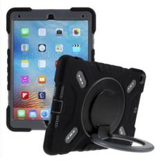 iPad 9.7" Pepkoo Swivel Spider Cover - Sort