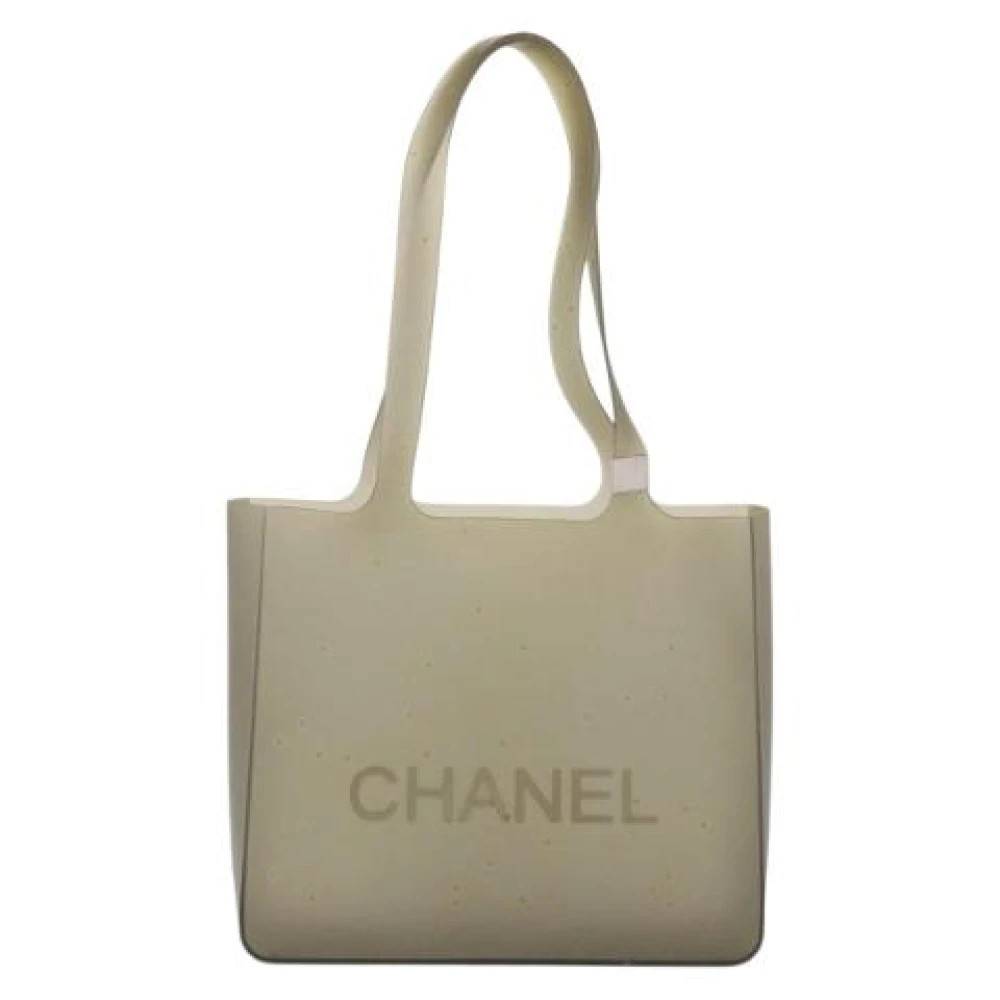 Chanel Vintage Pre-owned Tote Bag - Vintage - Dame - Beige - ONE SIZE -