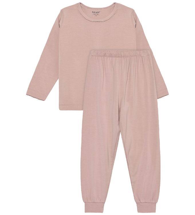 CeLaVi Nattøj - 2-delt - Viskose - Shadow Gray - CeLaVi - 100 - Nattøj 2-delt
