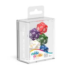 Oakie Doakie - Dice - D20 Spindown Set - Marble Selection