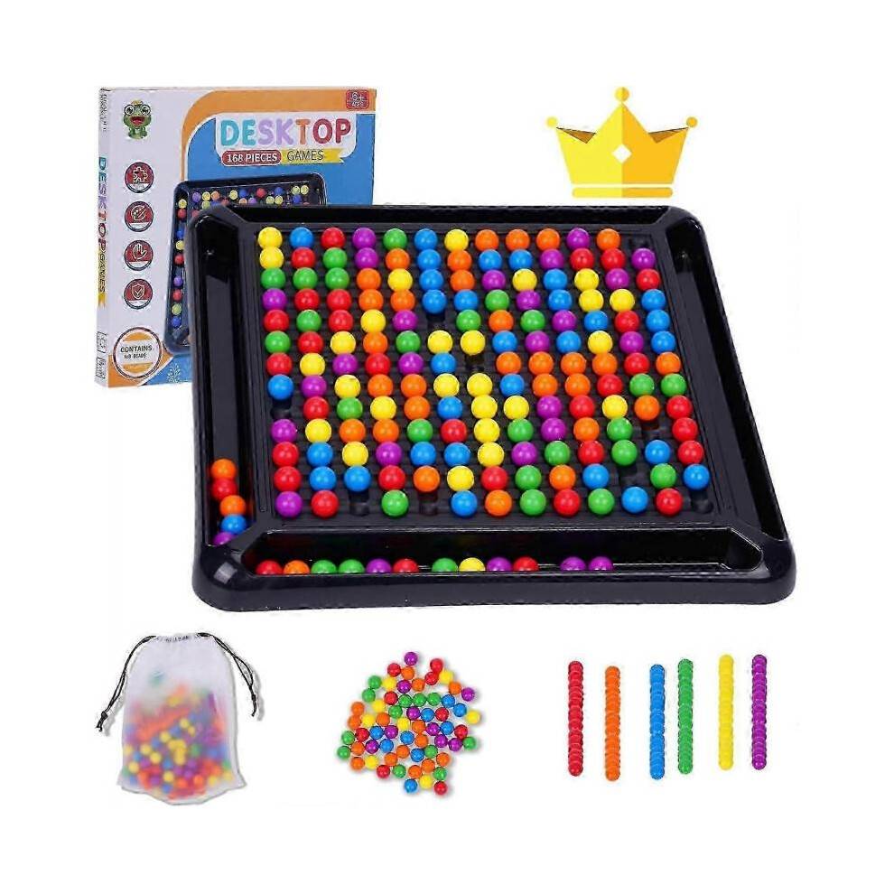 (168) 48-241Pcs Beads Intellectual Chessboard Strategy Board Game Chess Board for Kids Adults