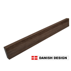 Knivmagnet i rökt ekträ 7 knivar 45 cm