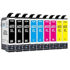 akaca 603XL Kompatibel Druckerpatronen Tintenpatrone mit Epson 603 603XL Patronen für Expression Home XP-2100 XP-3100 XP-3150 XP-4100 XP-4150, Workforce WF-2830 WF-2835 WF-2840 (‎‎‎‎‎‎‎9er-Pack)