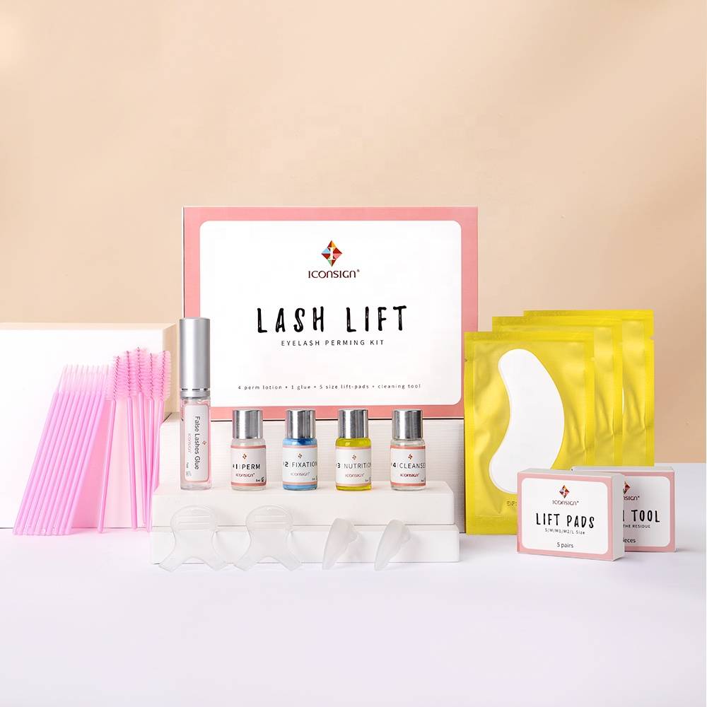 IKA-001 Eyelash Perming Wimpern Lifting ICONSIGN Lash Lift Kit With Eye Patches And New Tools For Salon and Home Use