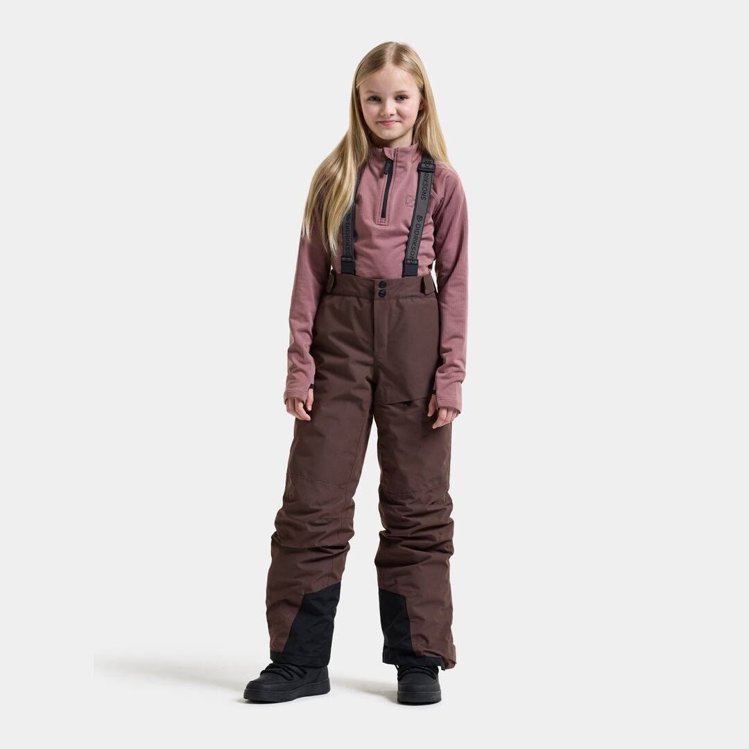 Dacit Kids' Pants - Shadow Brown - 120