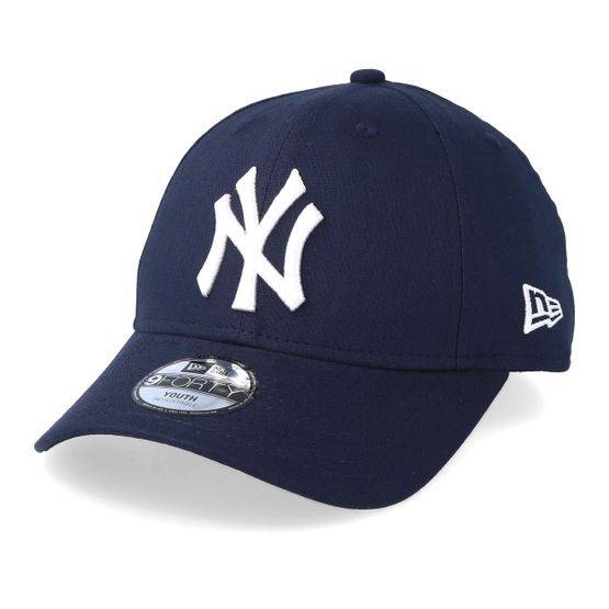 New Era - MLB Blå adjustable Keps - Kids New York Yankees Chambray League Navy/White Adjustable @ Hatstore