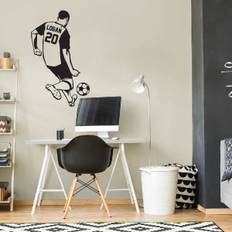 Wallstickers - Fotbollsspelare / Personlig / Genomskinlig