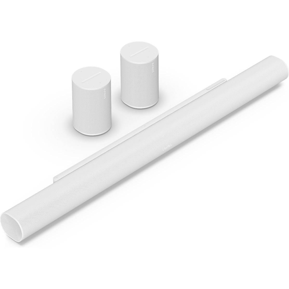 Sonos Pakke ARC Ultra + 2x Era 100 mat hvid - Soundbar, Dolby Atmos, Dolby TrueHD, Dolby Digital Plus, AirPlay 2, Bluetooth, Wi-Fi, AirPlay