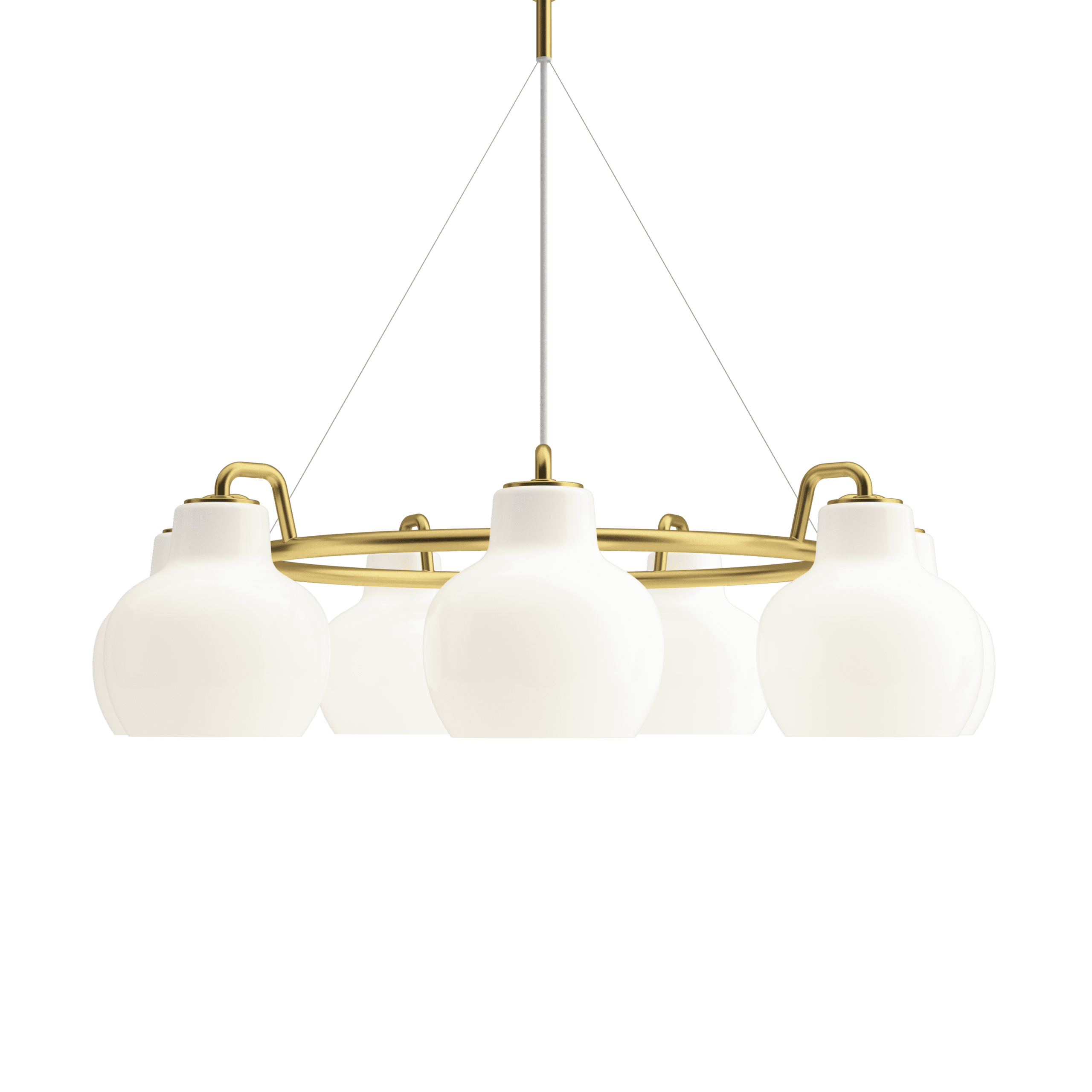 VL Ringkrone 3-5-7 Pendel 7 skærme Ø893 mm..