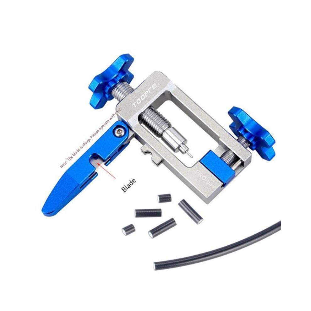 TOOPRE Bicycle Hydraulic Disc Brake Oil Needle Pressing Tool Oil Pipe Cutting Cable Pliers Olive Oil Needle Insertion Tools
