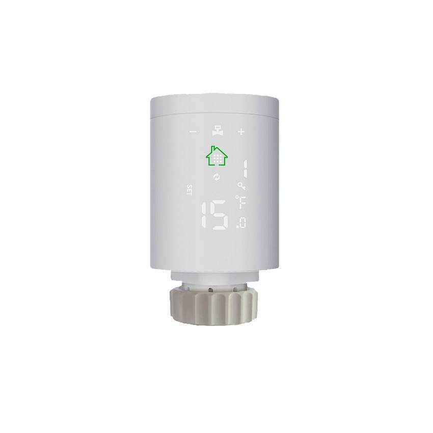 Smart Thermostat Zigbee Digital TRV Radiator Valve Thermostat Add-on for Multi-Room Control Intelligent Heating Co