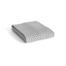 HAY - Waffle Hand Towel W50 X L100 - Grey - Håndklæder og badehåndklæder - Grå