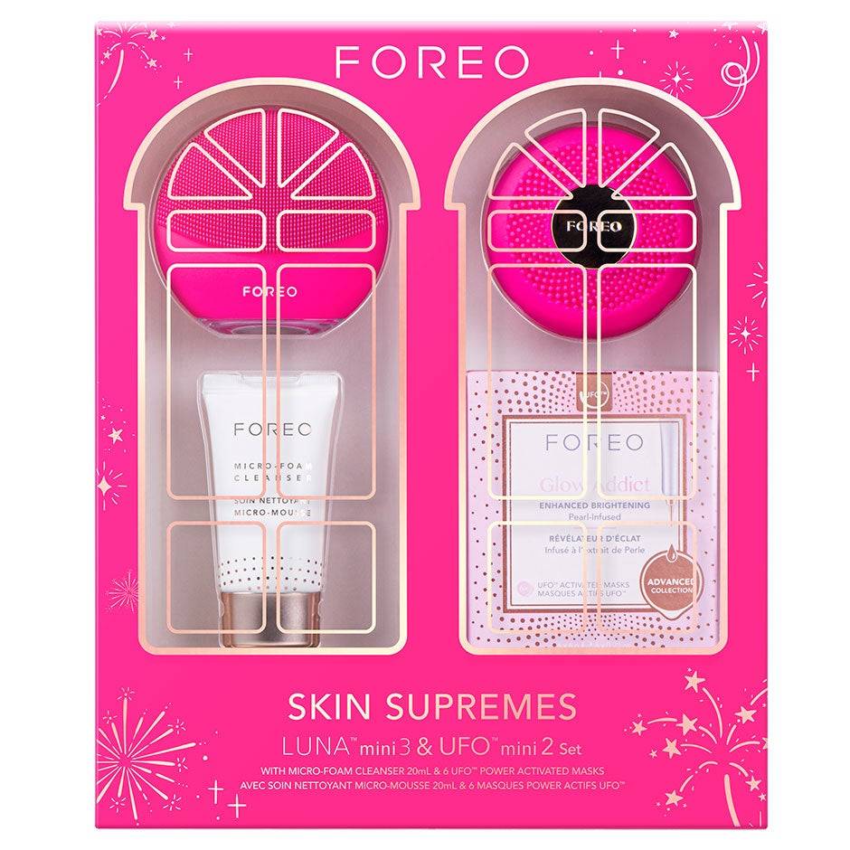 FOREO LUNA Mini 3 & UFO Mini 2 Set Fuchsia