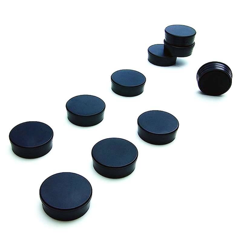 Stærke magneter, 10 mm, 10 stk. sorte