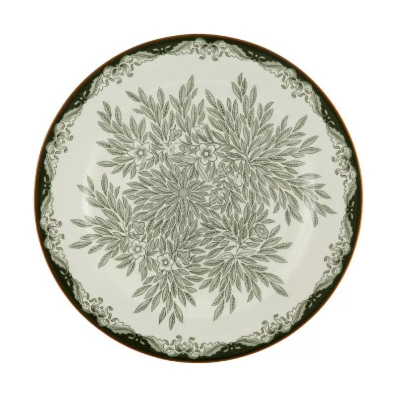 Ostindia Floris tallrik 27 diameter cm grön - 6 st/fp