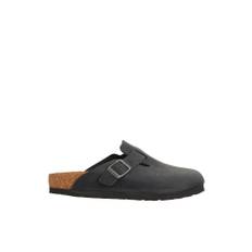 Birkenstock, Sko, Herre, Sort, 42 EU, Sort Olieret Boston Sandal