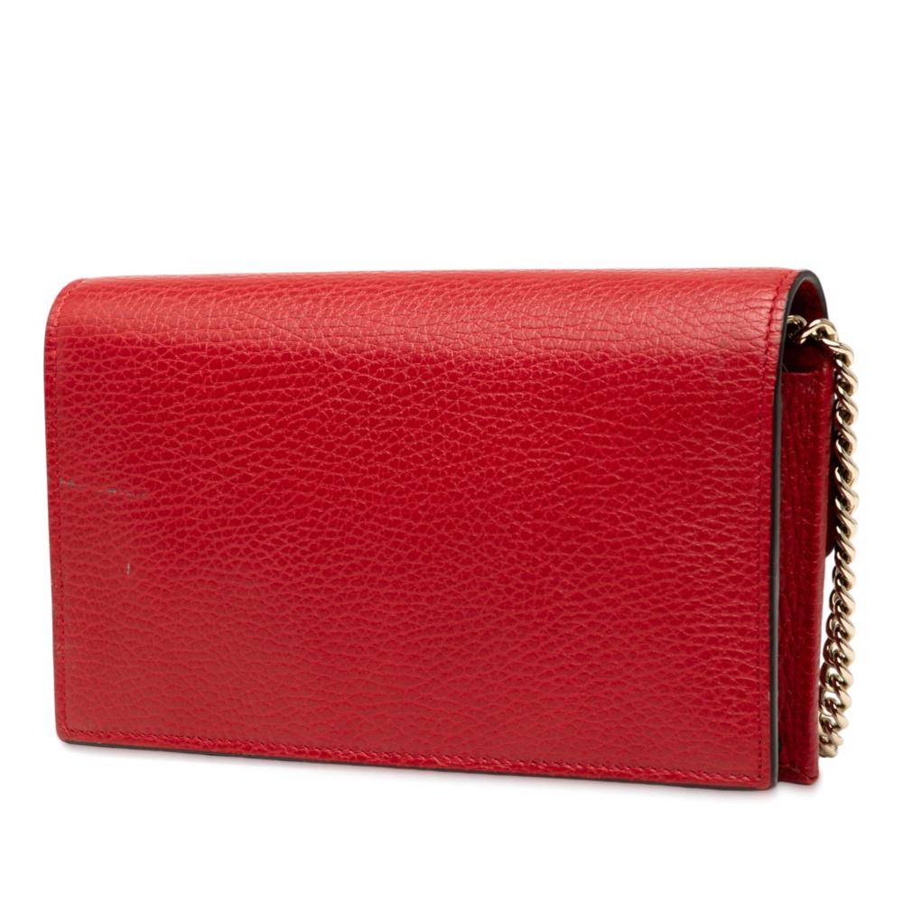 Gucci Vintage Crossbody Bag Stl.  - Red (L 12cm x W 18.50cm x D 3cm)