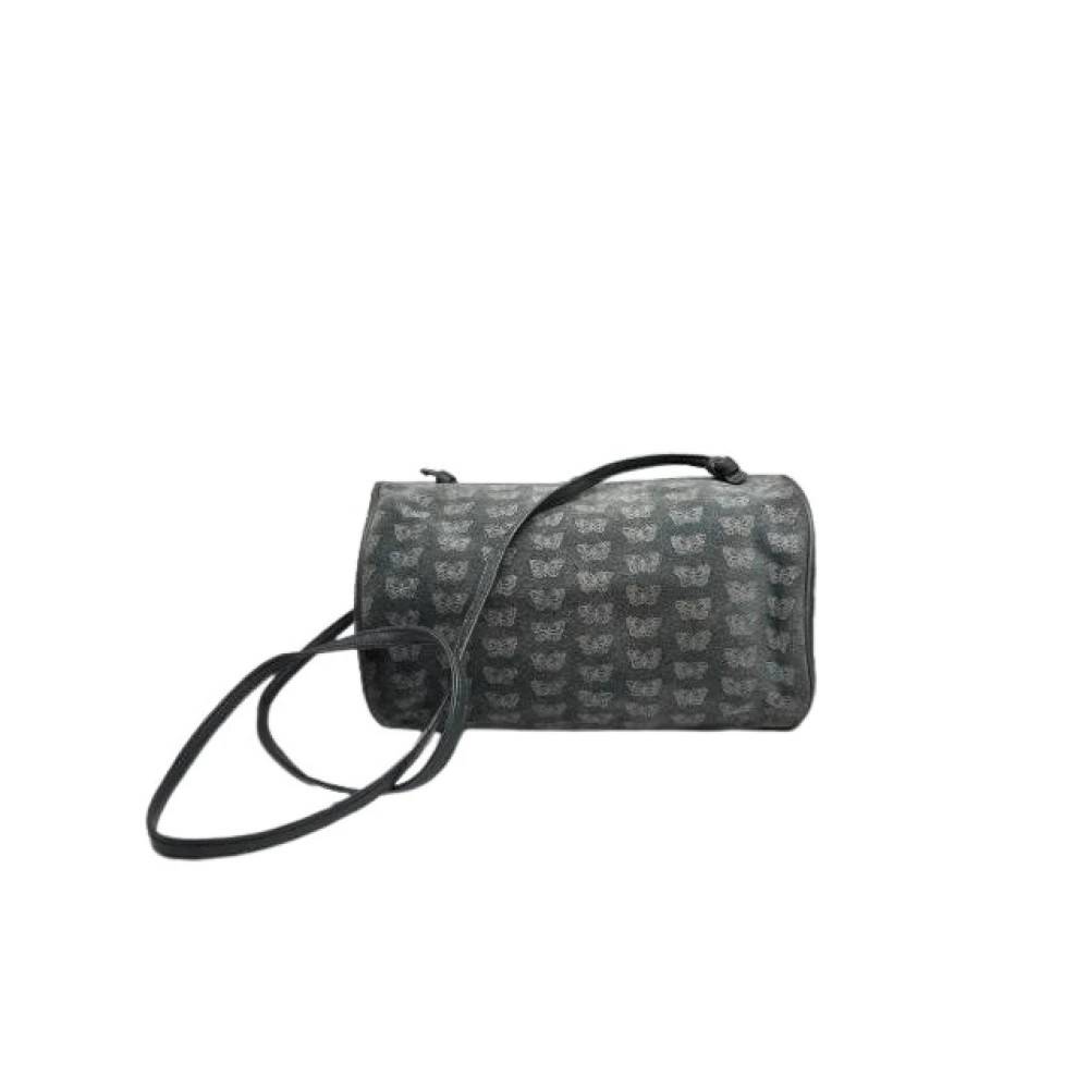Bottega Veneta Vintage Pre-owned Leather Cross Body Bag - Vintage - Dame - Grå - ONE SIZE - Læder