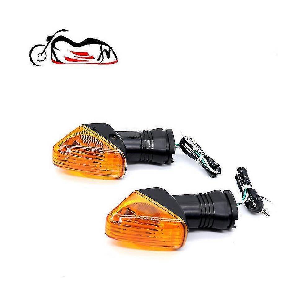 (Amber) Front Rear Turn Signal Light For Kawasaki Ninja Zx6r 600 Kle 500 650 Z750 Versys Motorcycle Accessories Signal Indicator Lamp
