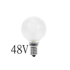 Glöd Skakstark matt Glöd Lågvoltslampa klot E14 40W 48V SE147004940-50SK