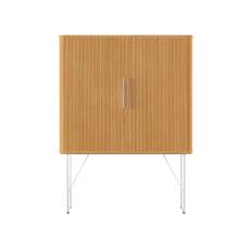 Naver Collection - AK 2740 Cabinet, Oak Lacq - Opbevaringsskabe - Nissen & Gehl - Træ farvet - Metal/Træ