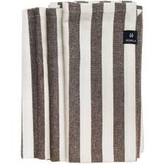 Himla Bretagne Napkin Chocolate Str 50x50 - Stofservietter Bomuld hos Magasin