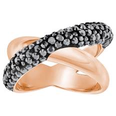 Swarovski Crystal Cross Black & Rosé 5372888 - 55/17,5